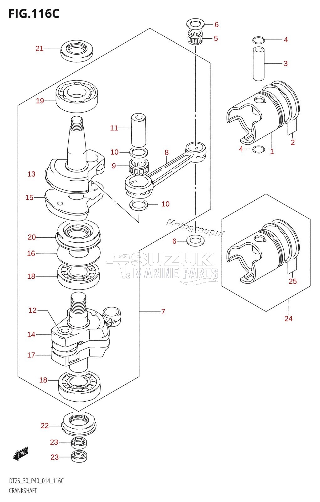 CRANKSHAFT (DT30R:P40)