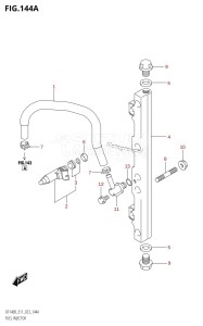 DF140BT From 14005F-240001 (E11 E40)  2022 drawing FUEL INJECTOR (E11)