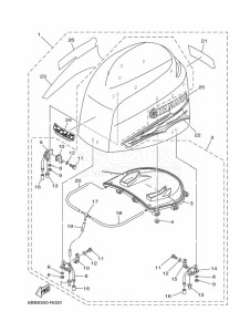 F225CETL drawing FAIRING-UPPER