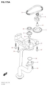 DF250ST From 25004F-240001 (E03)  2022 drawing OIL PUMP