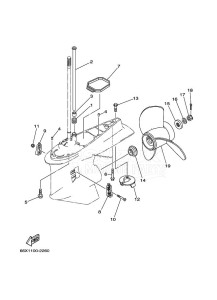 225G drawing PROPELLER-HOUSING-AND-TRANSMISSION-2