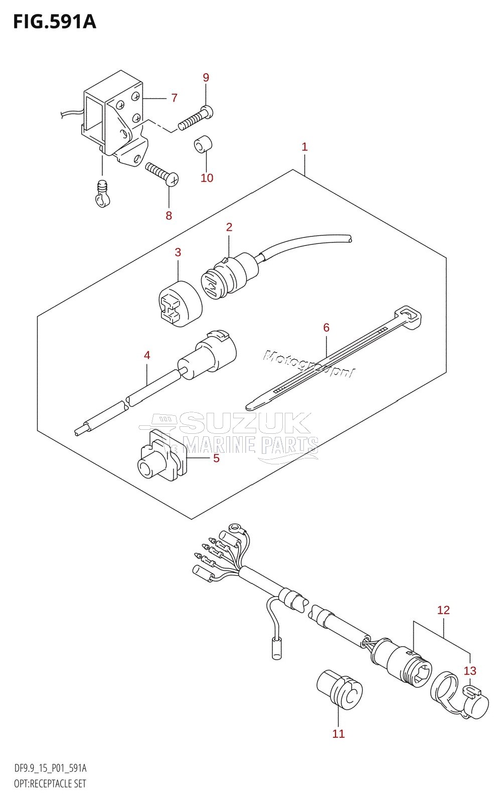 OPT:RECEPTACLE SET (K4)