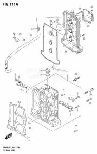 DF60A From 06002F-510001 (E03)  2015 drawing CYLINDER HEAD (DF40A:E03)