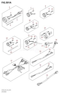 DF250Z From 25003Z-610001 (E40)  2016 drawing OPT:METER