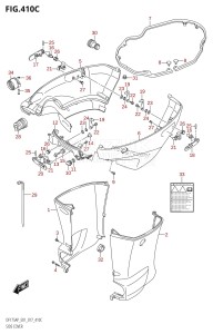 DF175AP From 17503P-710001 (E01 E40)  2017 drawing SIDE COVER (DF175AP:E01)