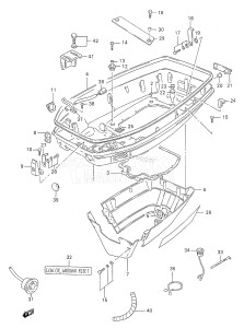 DT50 From 05004-581001 ()  1995 drawing LOWER COVER