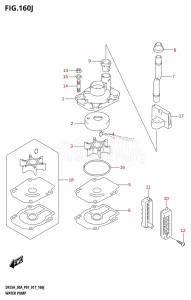 DF30A From 03003F-710001 (P01 P40)  2017 drawing WATER PUMP (DF30AQ:P01)