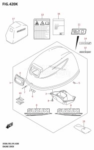 DF15A From 01504F-810001 (P01)  2018 drawing ENGINE COVER (DF20A)