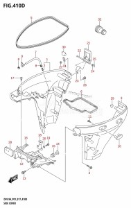 DF8A From 00801F-710001 (P01)  2017 drawing SIDE COVER (DF9.9AR:P01)