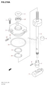 DF90 From 09001F-780001 (E01)  2007 drawing SHIFT ROD (DF90T,DF115T,DF115WT)