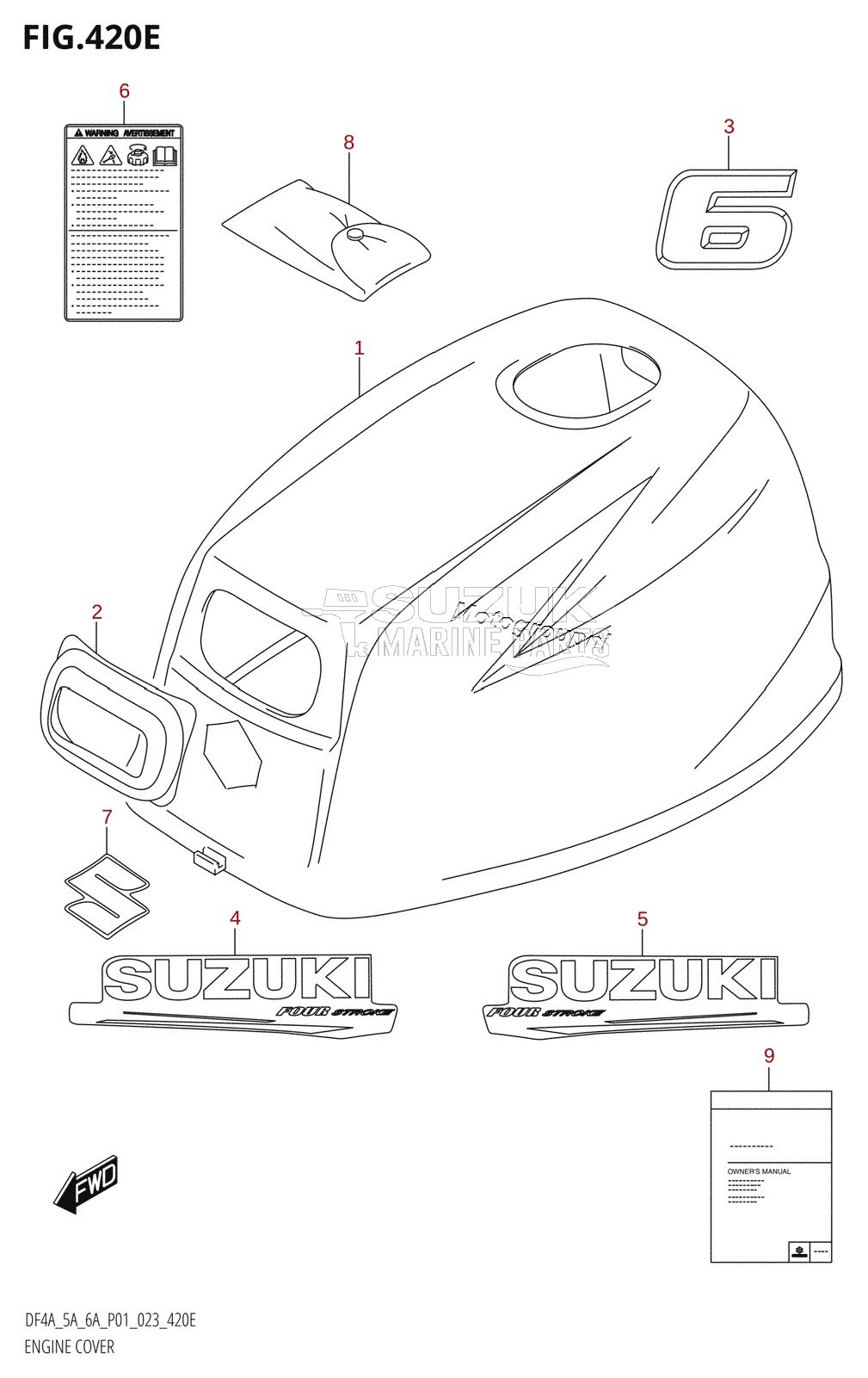 ENGINE COVER (DF6A:020)