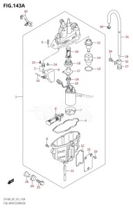 DF140AZ From 14003Z-040001 (E40)  2020 drawing FUEL VAPOR SEPARATOR (DF140AT:E01)