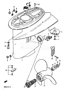 DT30 From 03001-511087 ()  1984 drawing GEAR CASE