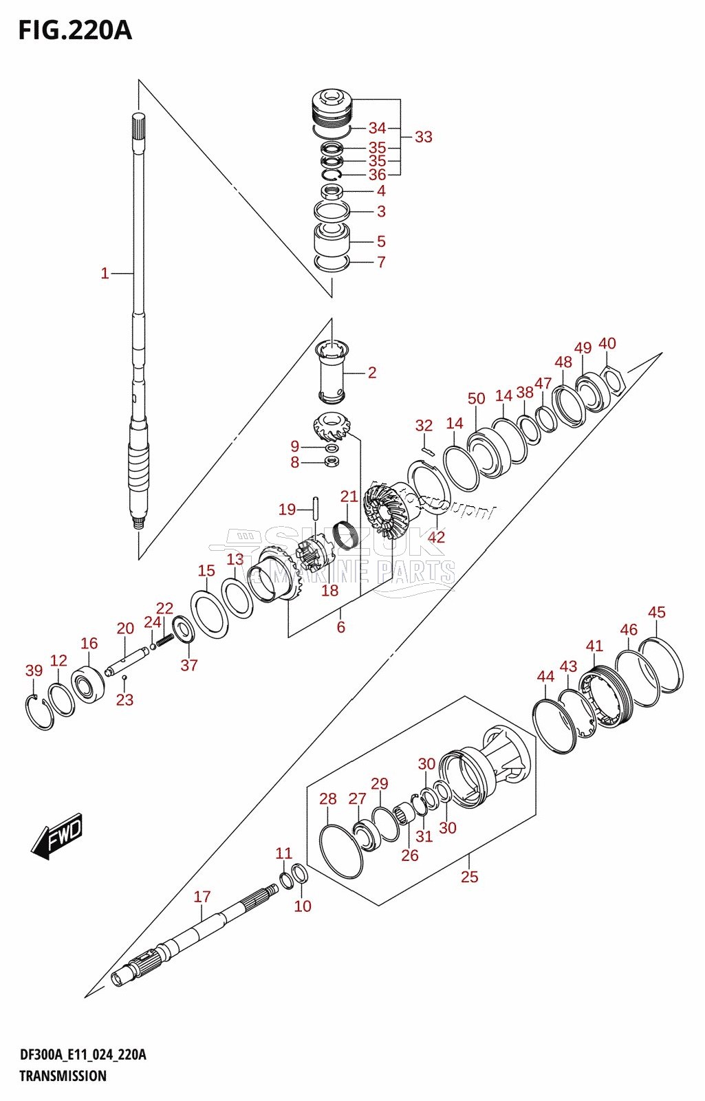 TRANSMISSION (DF300A,DF250A)