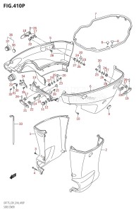 DF175TG From 17502F-410001 (E01 E40)  2014 drawing SIDE COVER (DF175Z:E40)