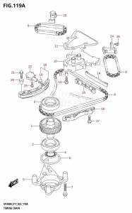 DF300A From 30002P-240001 (E11 E40)  2022 drawing TIMING CHAIN