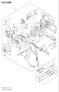 11503F-710001 (2017) 115hp E11 E40-Gen. Export 1-and 2 (DF115AT) DF115A drawing OPT:REMOTE CONTROL (2) (DF115AT:E11)