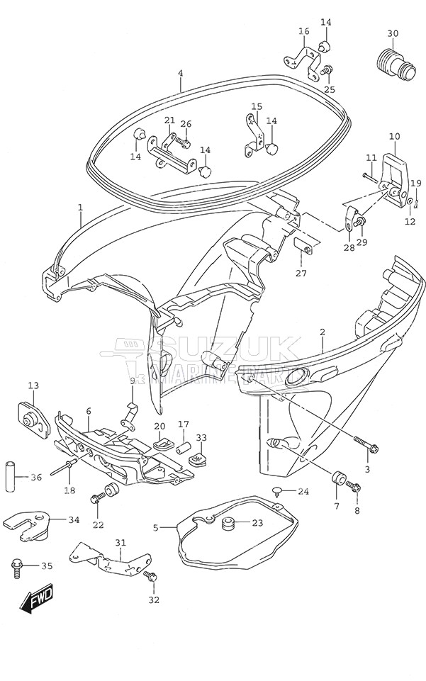 Side Cover Remote Control w/Power Tilt