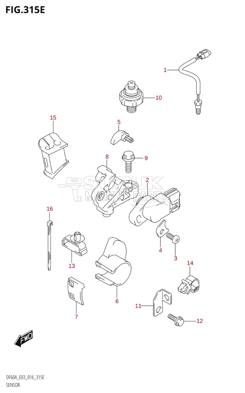 SENSOR (DF60AVT:E03)