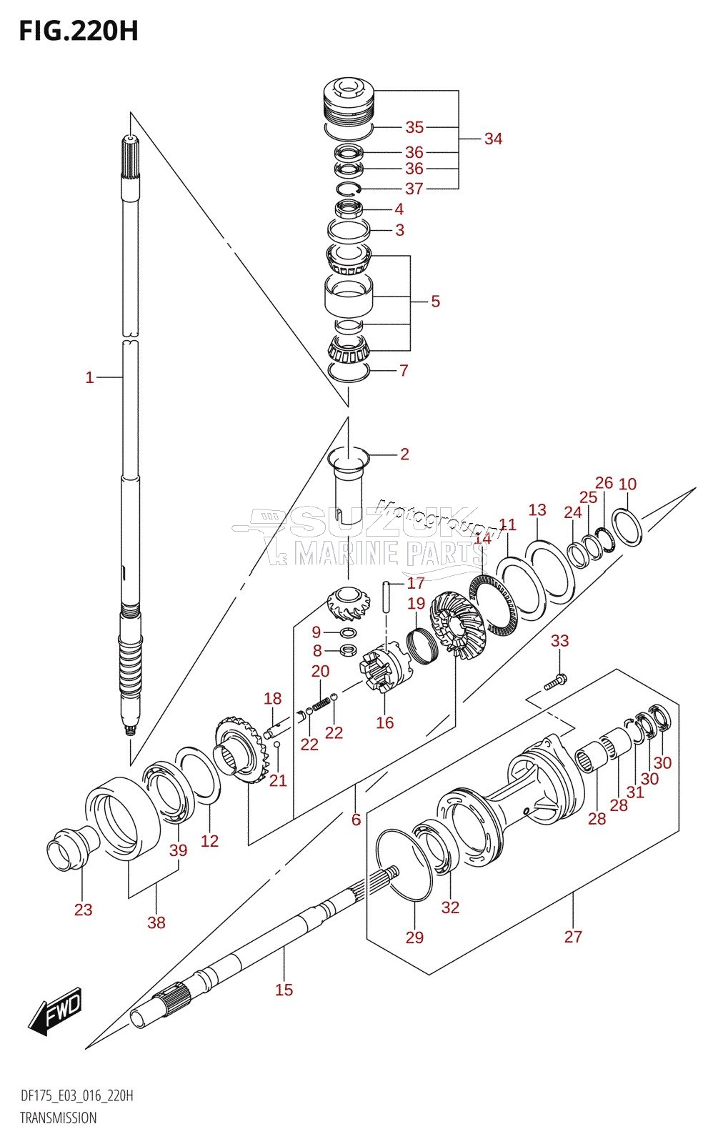 TRANSMISSION (DF175ZG:E03)