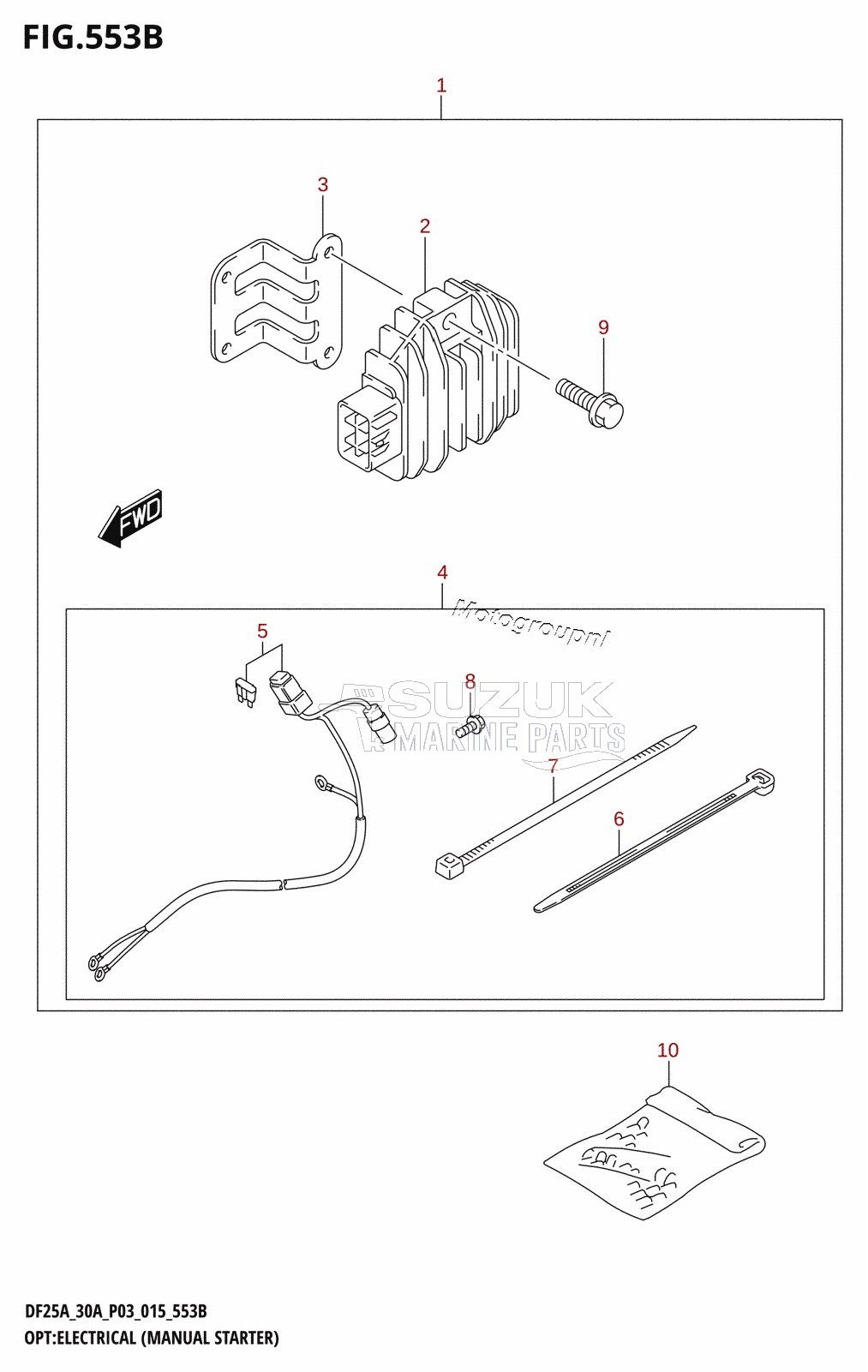 OPT:ELECTRICAL (MANUAL STARTER) (DF25AQ:P03:M-STARTER)