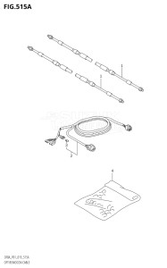 00994F-910001 (2019) 9.9hp P01-Gen. Export 1 (DF9.9A  DF9.9AR) DF9.9A drawing OPT:REMOCON CABLE (DF8A,DF9.9A)