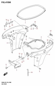 DF40A From 04003F-610001 (E01 E34)  2016 drawing SIDE COVER (DF60ATH:E40)