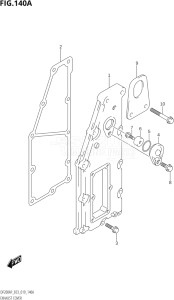 15003P-910001 (2019) 150hp E03-USA (DF150AP) DF150AP drawing EXHAUST COVER