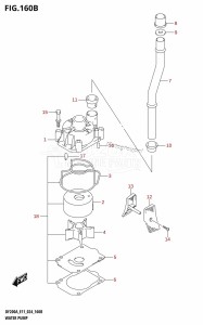 DF175AT From 17503F-440001 (E11 - E40)  2024 drawing WATER PUMP (E40)