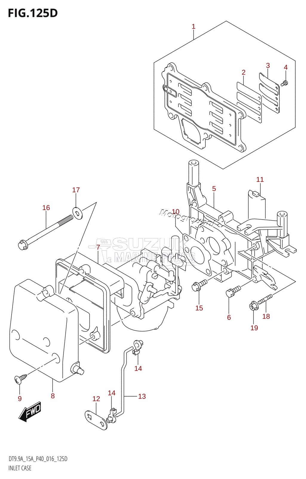 INLET CASE (DT9.9AK:P40)