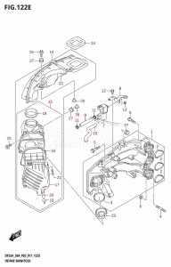 DF30A From 03003F-710001 (P40)  2017 drawing INTAKE MANIFOLD (DF25AQ:P03)