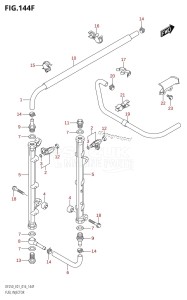 DF225Z From 22503Z-610001 (E01 E40)  2016 drawing FUEL INJECTOR (DF225T:E40)