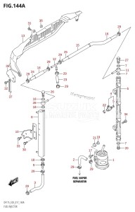 DF150Z From 15002Z-710001 (E03)  2017 drawing FUEL INJECTOR