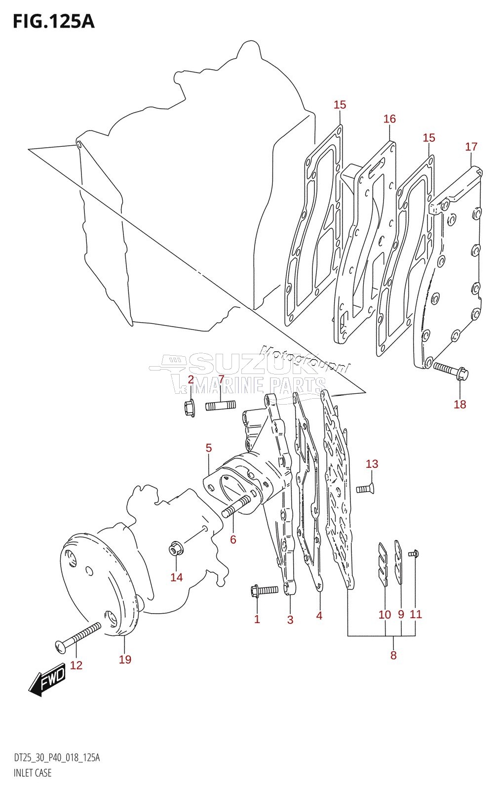 INLET CASE (DT25K)