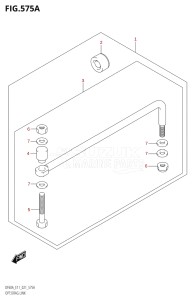 05003F-240001 (2022) 50hp E01 E11-Gen. Export 1-and 2 (DF50AT  DF50AT  DF50ATH  DF50ATH) DF50A drawing OPT:DRAG LINK (SEE NOTE)