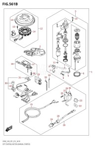 DF9.9A From 00994F-510001 (P01)  2015 drawing OPT:STARTING MOTOR (MANUAL STARTER) (DF9.9A:P01:M-STARTER)