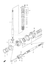 Outboard DF 50A drawing Transmission High Thrust