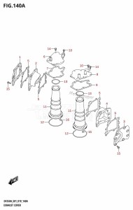 DF325A From 32501F-910001 (E01 E40)  2019 drawing EXHAUST COVER