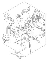 DF 9.9A drawing Remote Control w/Remote Control