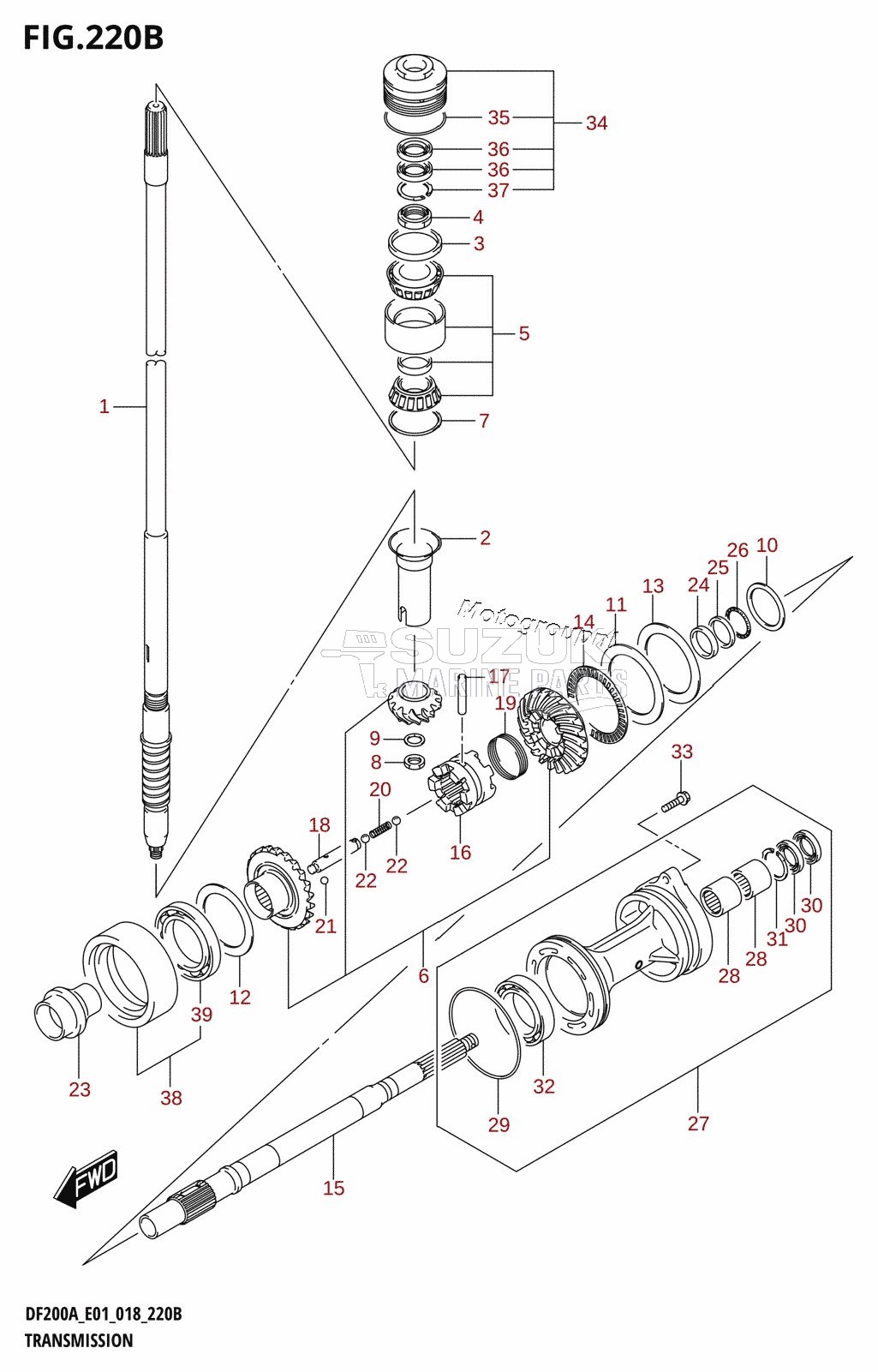 TRANSMISSION (DF200AZ)