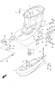 Outboard DF 225 drawing Drive Shaft Housing