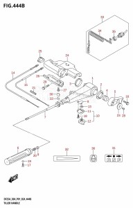 DF30A From 03003F-440001 (P01 - P40)  2024 drawing TILLER HANDLE (DF30A,DF30ATH)