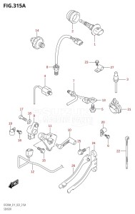 DF150A From 15003F-040001 (E01 E03 E40)  2020 drawing SENSOR