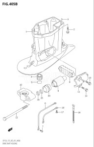 15002Z-310001 (2013) 150hp E03-USA (DF150Z) DF150Z drawing DRIVE SHAFT HOUSING (DF150Z:E03)