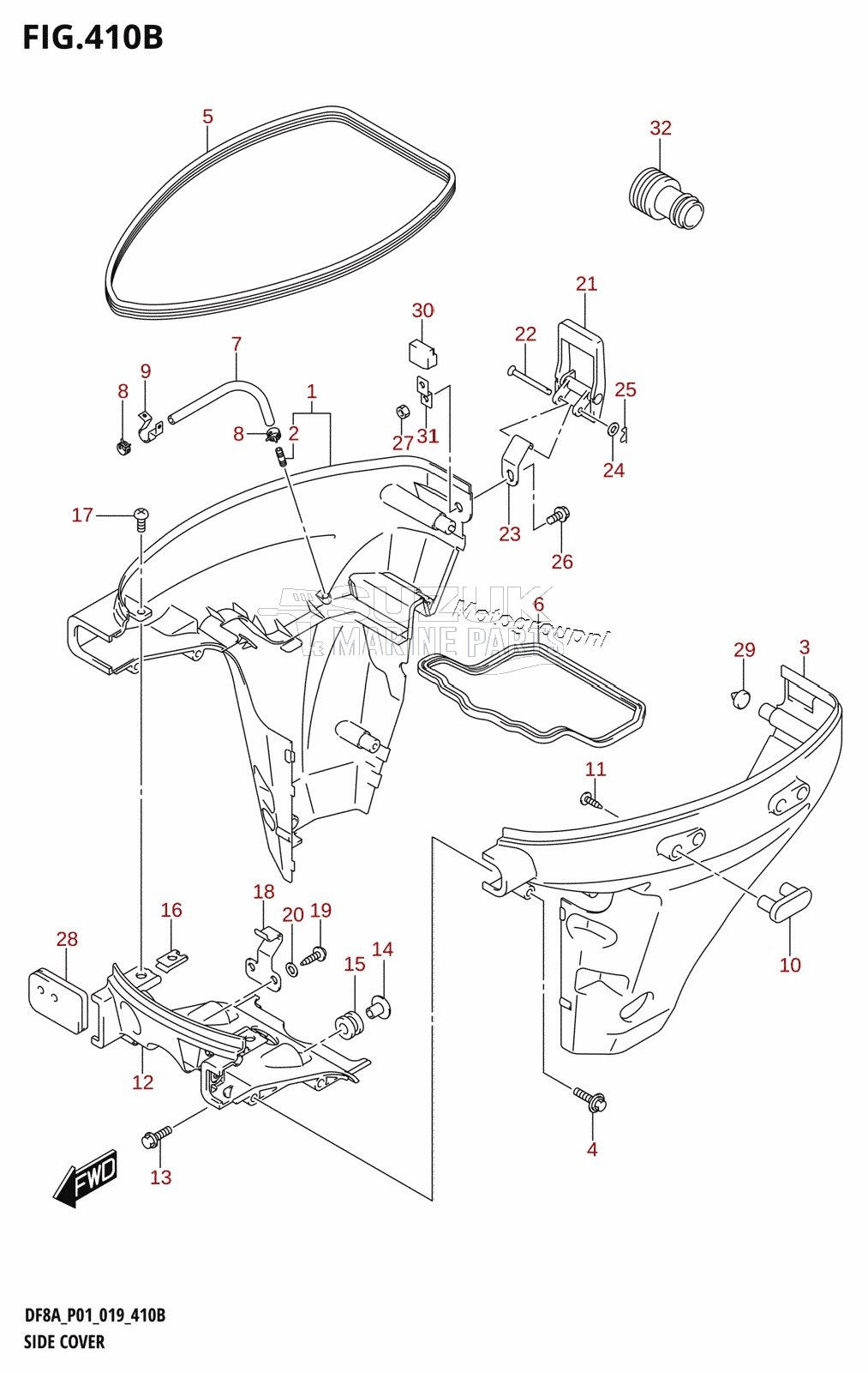 SIDE COVER (DF8AR,DF9.9AR)