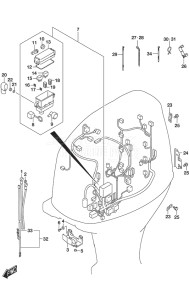 Outboard DF 200A drawing Harness