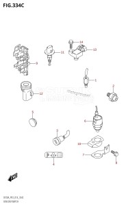 DF20A From 02002F-410001 (P03)  2014 drawing SENSOR /​ SWITCH (DF9.9BT:P03)