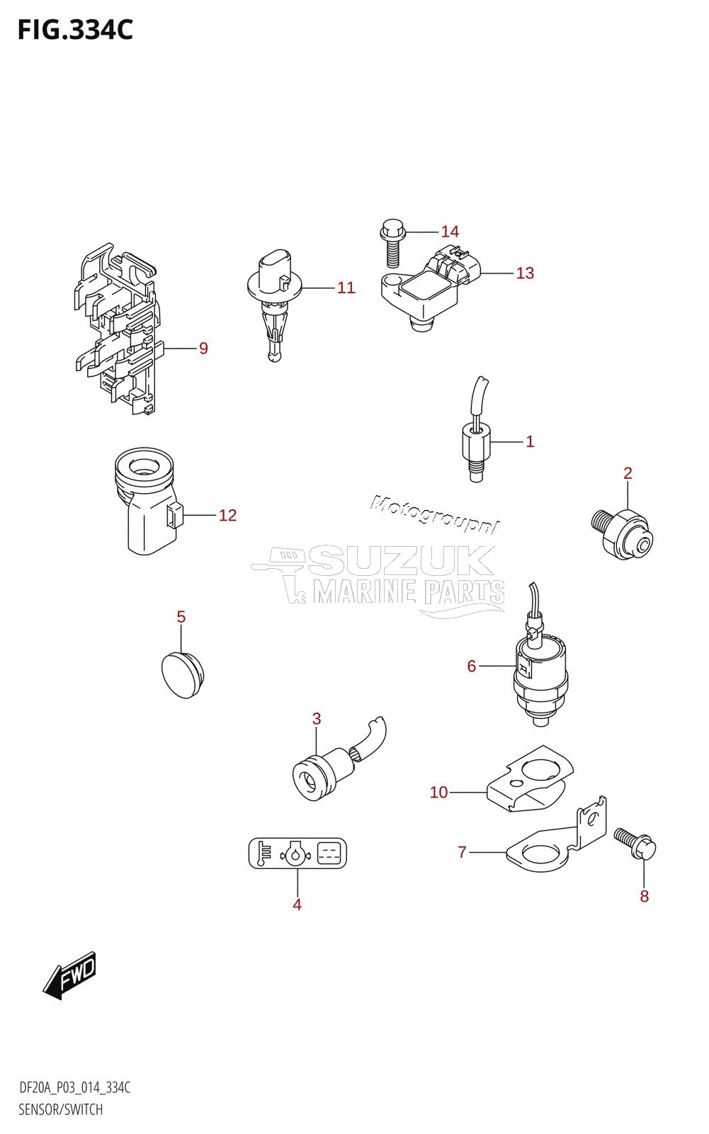 SENSOR /​ SWITCH (DF9.9BT:P03)