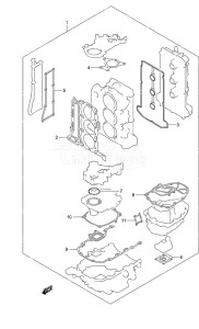 Outboard DF 50A drawing Opt: Gasket Set