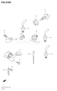 DF225T From 22503F-410001 (E01 E40)  2014 drawing SENSOR (DF200Z:E40)